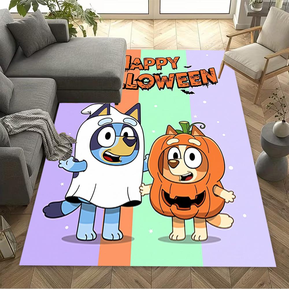 Bluey Bingo Adventure Floor Mat Suitable for Entryway Outdoor Living Rooms Kitchen Antislip Carpet Office home decor