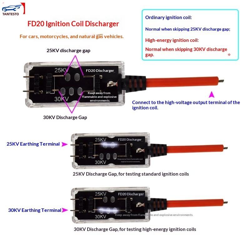 FD-20 Ignition Discharger Leakage Detection Spark Tester