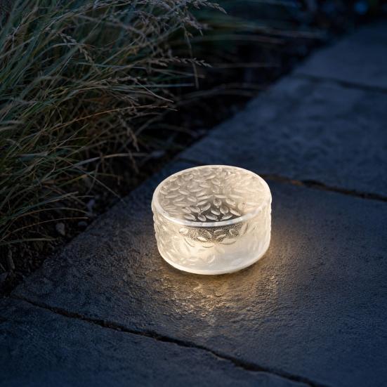 Yousheng Solar Deck Light, Outdoor Solar Step Light, Waterproof LED Solar Light for Outdoor Stairs Garden Patio Yard