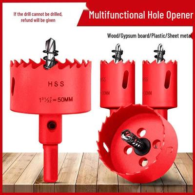 Bi-Metal Woodworking Hole Saw Drill Bit for Enlarging and Creating Holes In Wood Boards.