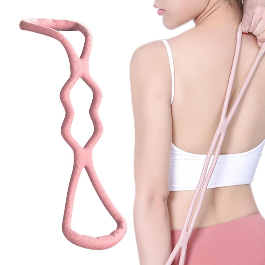 Widerstandsbänder 8-förmiger Expander für Fitness, Rückenformung, elastisches Band, Schulteröffnungs-Dehnband für Schulterübungen
