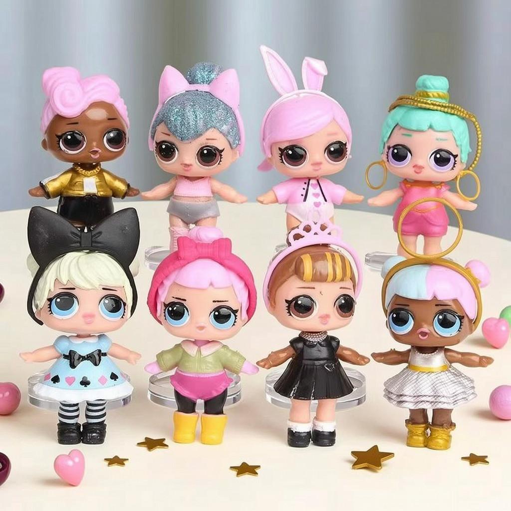 Lol Surprise Pvc Doll Figures With Micro Landscape Decor For Kids And Collectors
