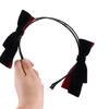 Sweet Girls Make Up Headwear Headdress Hair Bands Hair Accessories Hair Hoop Velvet Bow Headband