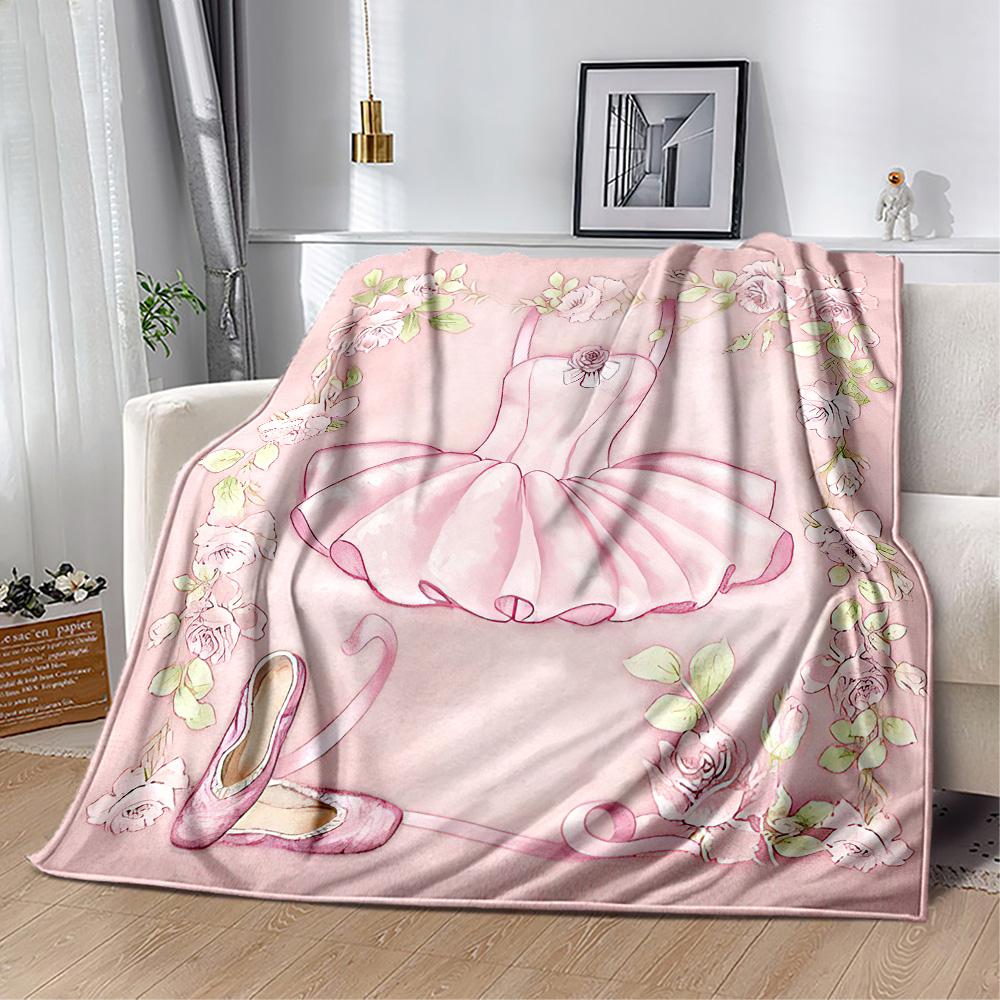 Pink Bunny In Flowers Blankets are suitable for living rooms,making them an ideal choice for outdoor travel and gifts.