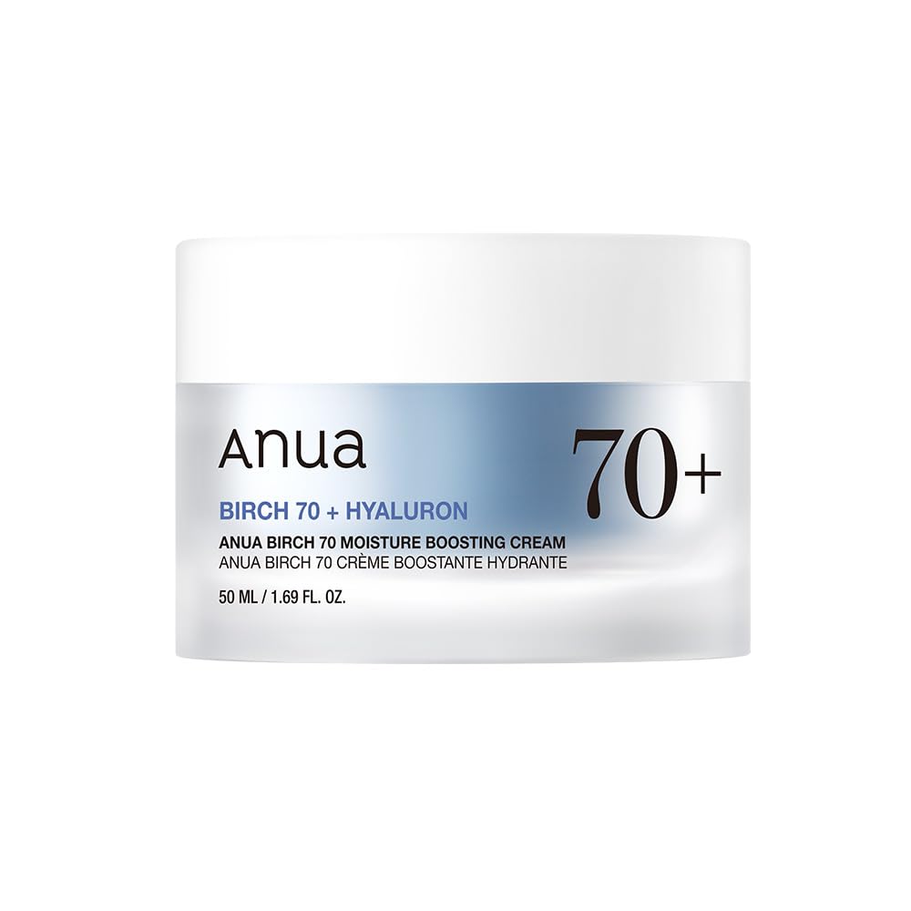 ANUA Shirakaba 70 Moisture Boosting Cream 50ml Hydration Panthenol Hyaluronic Acid Dry Skin Skincare Korean Cosmetics