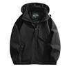 Jacke Herren Windbreaker Frühling und Herbst Technologie Drei-Schutz Jacke Lässig Locker Mit Kapuze Professionell Outdoor Winddichte Jacke