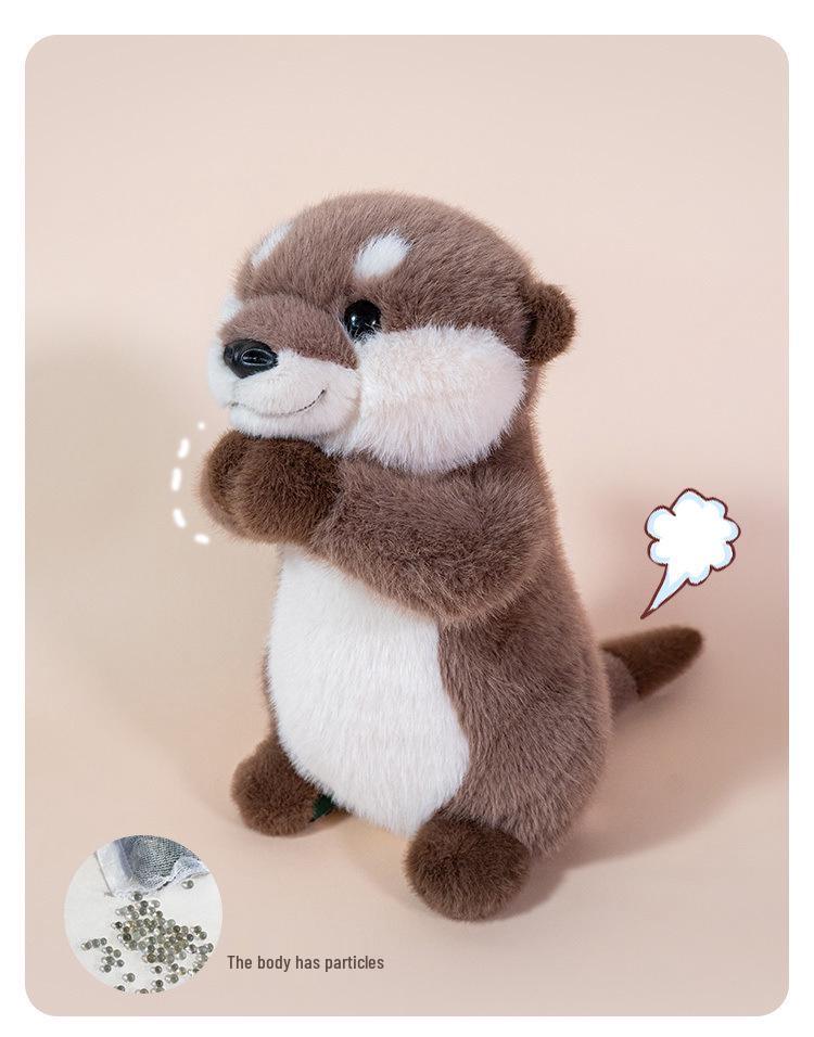 Magnetic Hugging Otter Plush - Cute, Soft Companion Doll for Kids, Ideal Birthday Gift