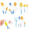 Babyflaschenbürsten-Set Reinigungszubehör Drehbarer Griff Tragbar Abriebfeste Bürsten