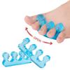 1Pair Three Hole Toe Separator Bunion Corrector Hallux Valgus Fixator Overlapping Toe Orthosis Toe Straightener Tool