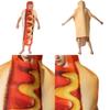 Fun And Vibrant Hot Dog Costume Jumpsuit For Halloween Stage Performances