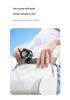 199-Speed Portable Neck-Hanging Ice Cooling Fan, USB Rechargeable Handheld Mini Fan