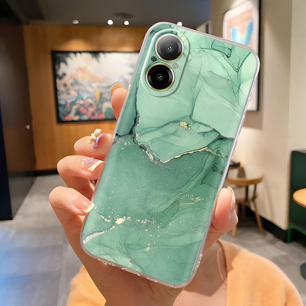 For Oppo Realme C67 4G Case Phone Case Pretty Butterfly Patterns Soft Slim TPU Clear Silicone Bumper For Realme C67 4G RealmeC67