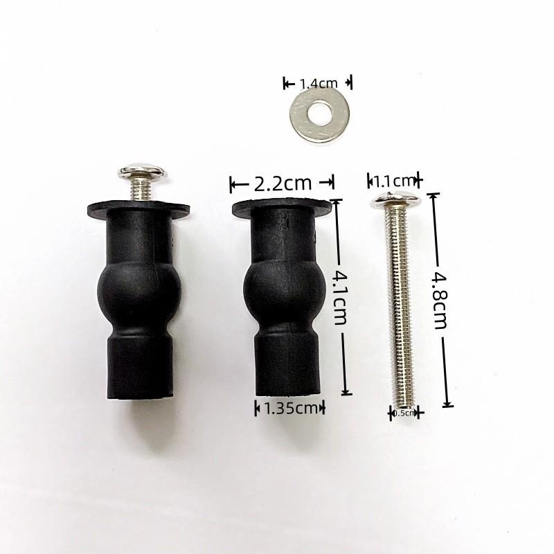 Stainless Steel Toilet Seat Fixing Bolts With Rubber Expansion For Bathroom Repair