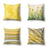 Polyester Kissenbezug Bedruckte Dekoration Sonnenblume Frühling und Herbst Heim Kissenbezug Auto Kissenbezug Nachttisch Kissenbezug