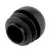Round Plastic Black Furniture Accessories Non Slip Plugs Chair Leg Caps Floor Protector Dust Cover