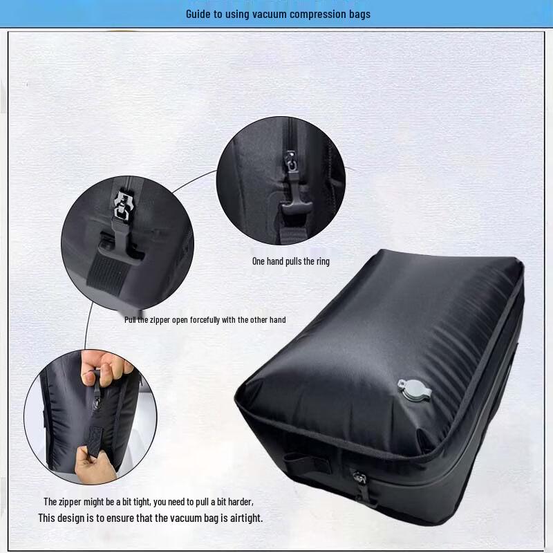 Corlock Reise-Vakuum-Kompressions-Aufbewahrungsbeutel