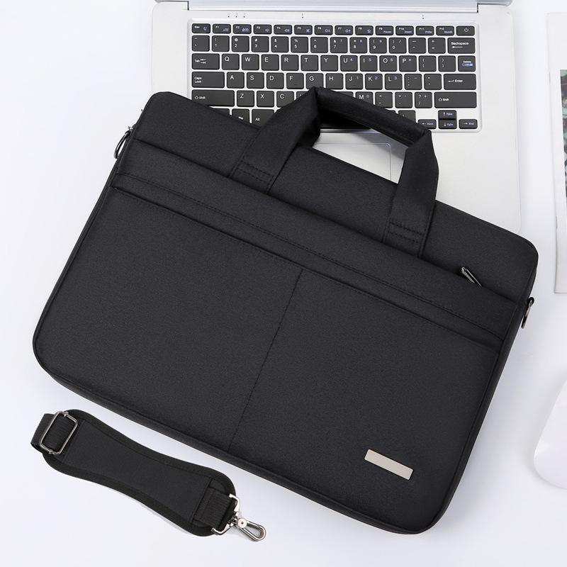 TS JYL laptop bag,Laptop Handbag Crossbody Solid Simple Business Briefcase