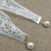 Sweet Decorative Lace Waist Belts Pearl Pendant Clothing Accessories Chain Belt Elegant Dress Waist Chain for Women