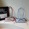 Fashion sweet bow underarm bag women's 2 summer simple niche shoulder bag personalized handbag