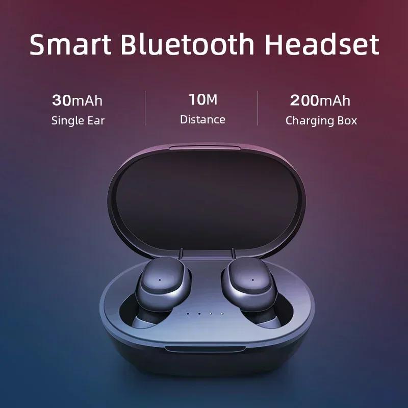 TWS Wireless Bluetooth Headset with Mic Earbuds Noice Cancelling Earphone Bluetooth Headphones apply to smartphones