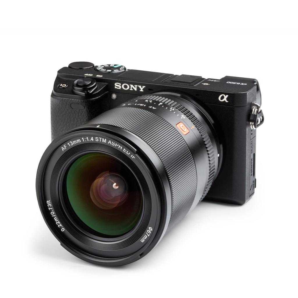 VILTROX AF 13mm E Prime Replacement Lens for Sony Compact and Eye Large Aperture Focus Compatible with SONY a6600 and other Ideal for Sky Eligible