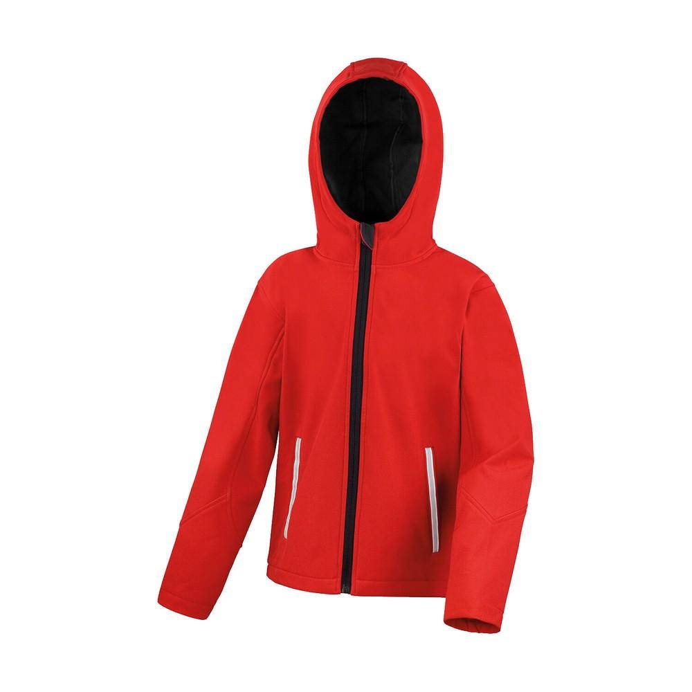 Result Core Childrens/Kids TX Performance Hooded Soft Shell Jacket