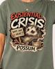 Existential Crisis Possum Shirt and Kids Tshirt Funny Opossum Meme Graphic Vintage Animal Comfort Colors Tee Sarcastic Humor Crop Top Tank