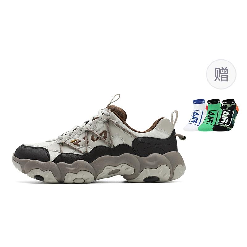 

Новые FILA FLUID 6 Износостойкие, Дышащие, Легкие Низкие Повседневные Кроссовки Мужские Желто-Коричневые F12M542137FPP 40