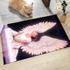 Angel White Dress Carpet Rug Soft Washable Antislip Home Living Room Sofa Mats Personalized Christmas Rug