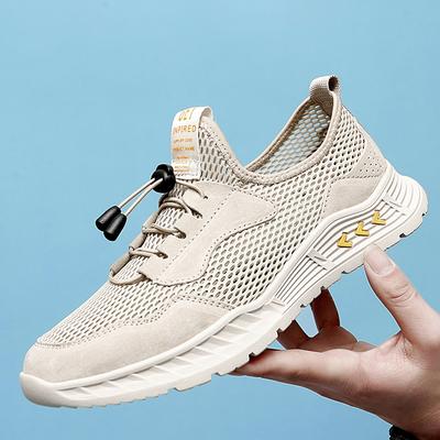 Fashion2024 New Summer Mesh Shoes Men Sneakers Plus Size Lightweight Breathable Walking Footwear Slip-On Comfortable Casual Men's Shoes