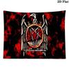 Slayer Band Wall Tapestry Aesthetic Wall Hanging Printed Fabric Blanket Decorative Tapestries for Bedroom Living Room Home Decor