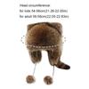 1Pcs New Thickened Raccoon Fur Cap Warm with Fur Balls Bomber Pom Hat Ushanka Fashion Winter Hat for Adult