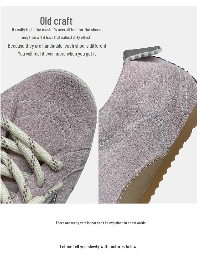 5CM Petite Height-Increasing Korean Color-Block Star White Retro Lace-Up Women's Casual Shoes
