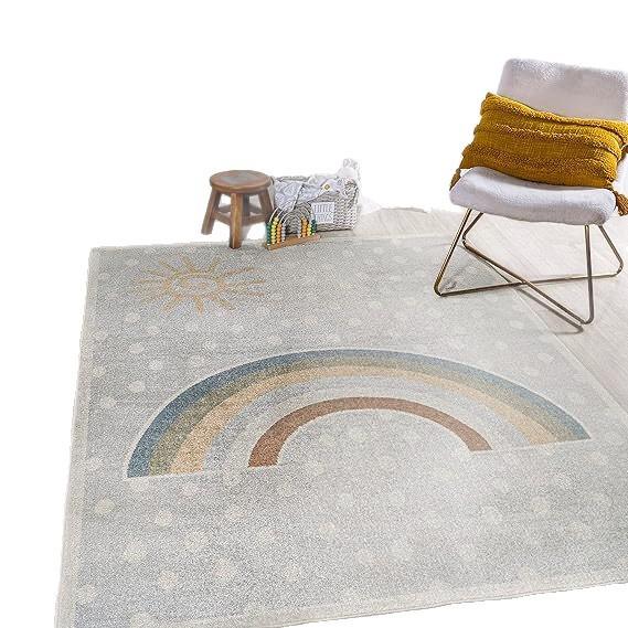 Retro Style Carpet Living Room Bedroom Tea Table Carpet Anti Slip Water Absorbing Carpet