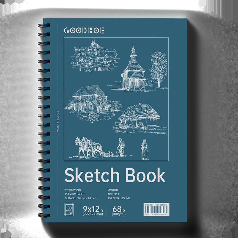 Professional Sketchbook: Blank Drawing Book for Artists, Teachers, and Students