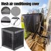 600D Waterproof  Mesh Fabric Breathable Air Conditioner Defender Cover AC Unit Cover For Outdoor Central Unit Protective