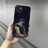 Toji Fushiguro Jujutsu K-Kaisen Phone Case For Iphone 17 16 15 14 13 12 Pro Max Xr Air Plus Skin Feel Black Hard Shell Cover