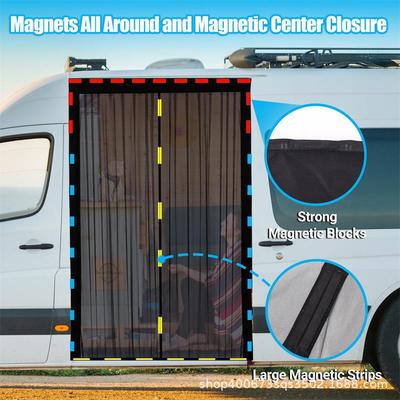 Magnetisches Minivan Moskitonetz für Mitteltürfenster