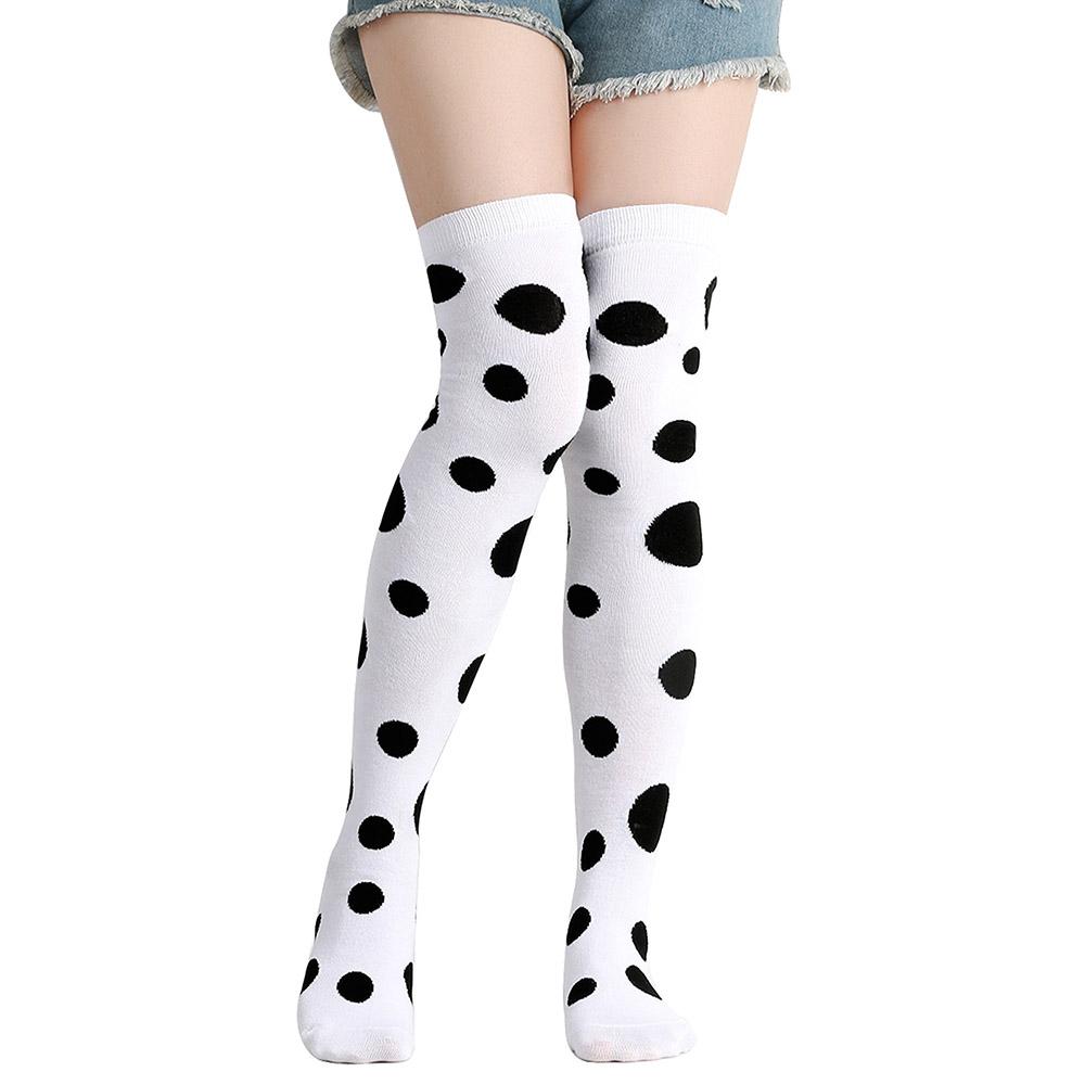 New Style Stockings Socks Polka Dot Over-The-Knee Socks Cosplay Soft Wear-Resistant Socks Polka Dot Colorful Stockings