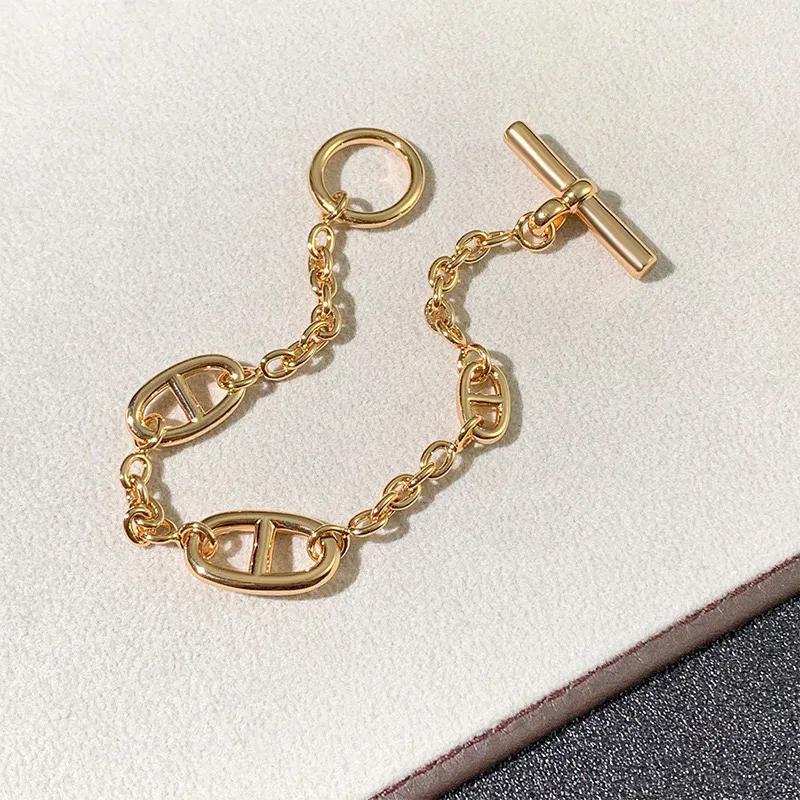 Quaste oder Schnalle Vielseitiges Hohl Einfaches Armband für Damen