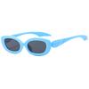 Protective Glasses New Fashion Small Frame Glasses Popular Oval Sunglasses Personality Ins Style Unique Leg Sun Glasses Uv400
