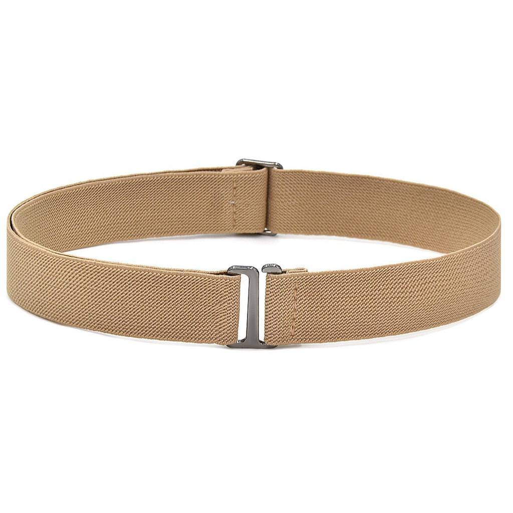 Cinturón de Moda para Mujer Hebilla Invisible Cómodo Cinturón Elástico para Mujeres Hombres Cinturón Ajustable para Jeans Lujo