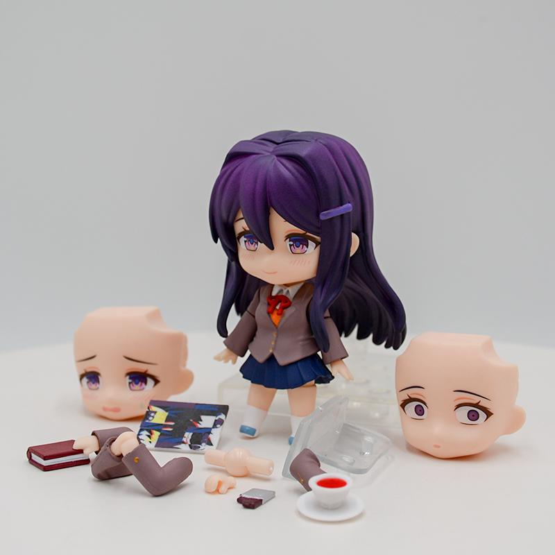 Doki Literature Club! Yuri Anime Girl Figure Sayori Action Figure Natsuki/Monika Figurine Model Doll Toy Gifts