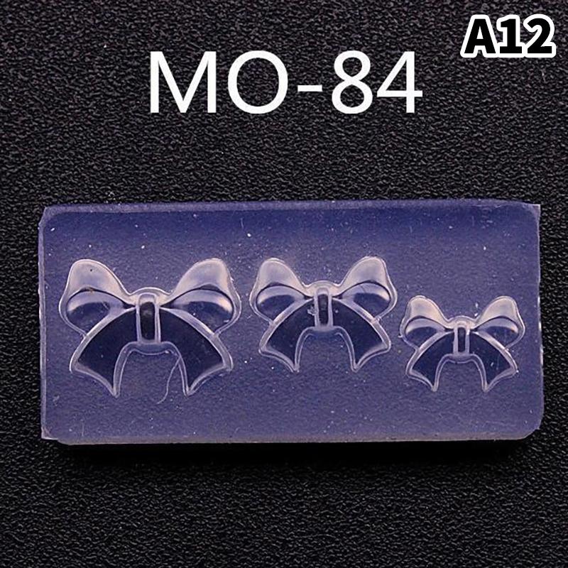 Cartoon Silicone Nail Mold Bow Flower Nail Decorations Nails Diy Design Stereoscopic Stamping Plate Manicure Tools Art Supplies