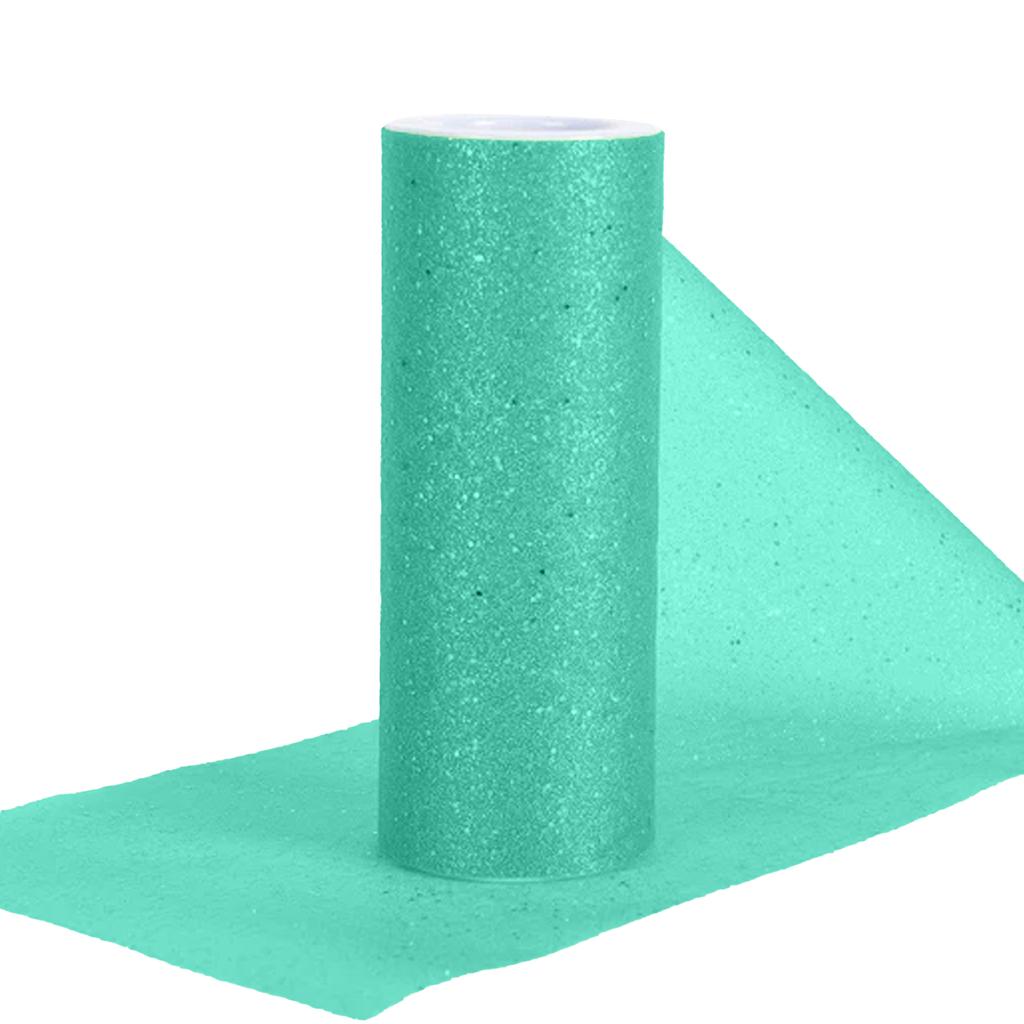 Club Green Organza 10 Meter Snow Sheer Roll