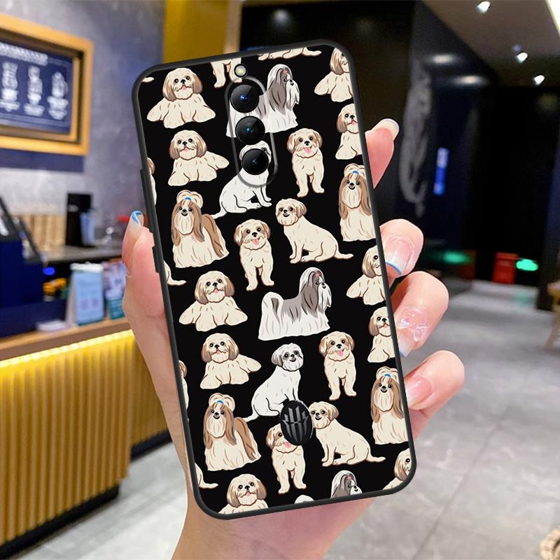 Cartoon Shih Tzu Dog Case For Nubia Red Magic 10 9 8 Pro Plus 6 7 6S 7S Pro 5G 6R RedMagic 9S 8S Pro Plus Cover