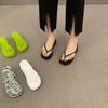 Thick-soled Flip-flops Shoes Women's Shoes Wear 2025 New Summer Spice Girl Fashion Fairy Style Sandals Slippers
