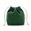 Colorful Blank Cloth Drawstring Canvas Gift Bag with Pockets Mini Cosmetic Coin Storage Canvas Bag