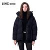 Jinyujie 2025 Winter Women's Ballet Style Loose Down Jacket