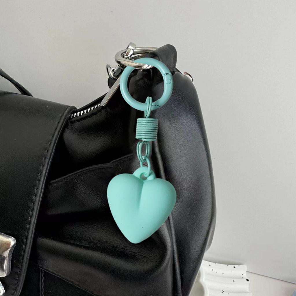 Heart Keychain Creative Keyrings Korean Styles Keychains Backpack Hanging Ornaments Car Key Rings for Bag Decoration